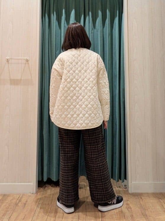 ゆーさんさんの「SHOO･LA･RUE｜大人きらめく ふわふわパール調ニット」を使ったコーディネート