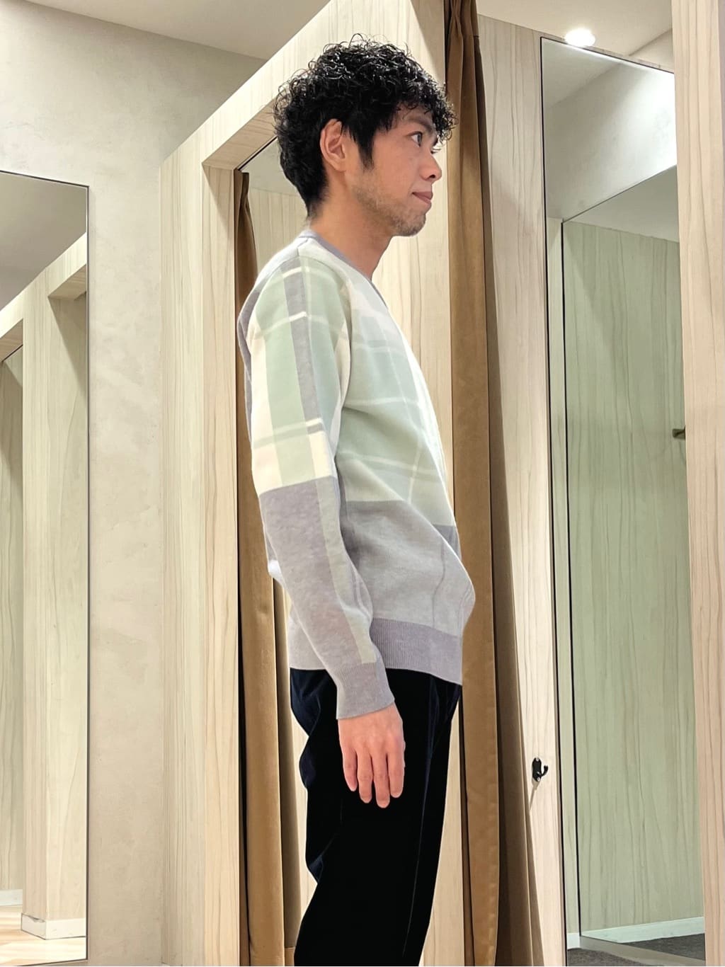 URAさんの「TAKEO KIKUCHI｜【None Of Stress】ストレッチ ダウンブルゾン」を使ったコーディネート