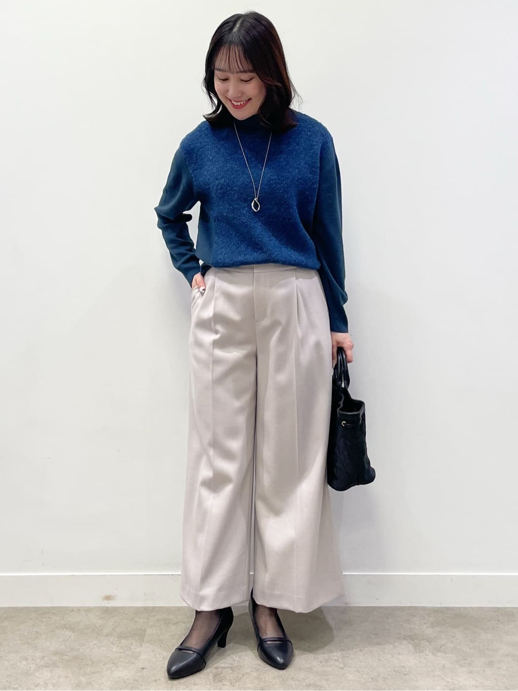 yukariさんの「Reflect｜アーガイル柄ハイネックニット」を使ったコーディネート