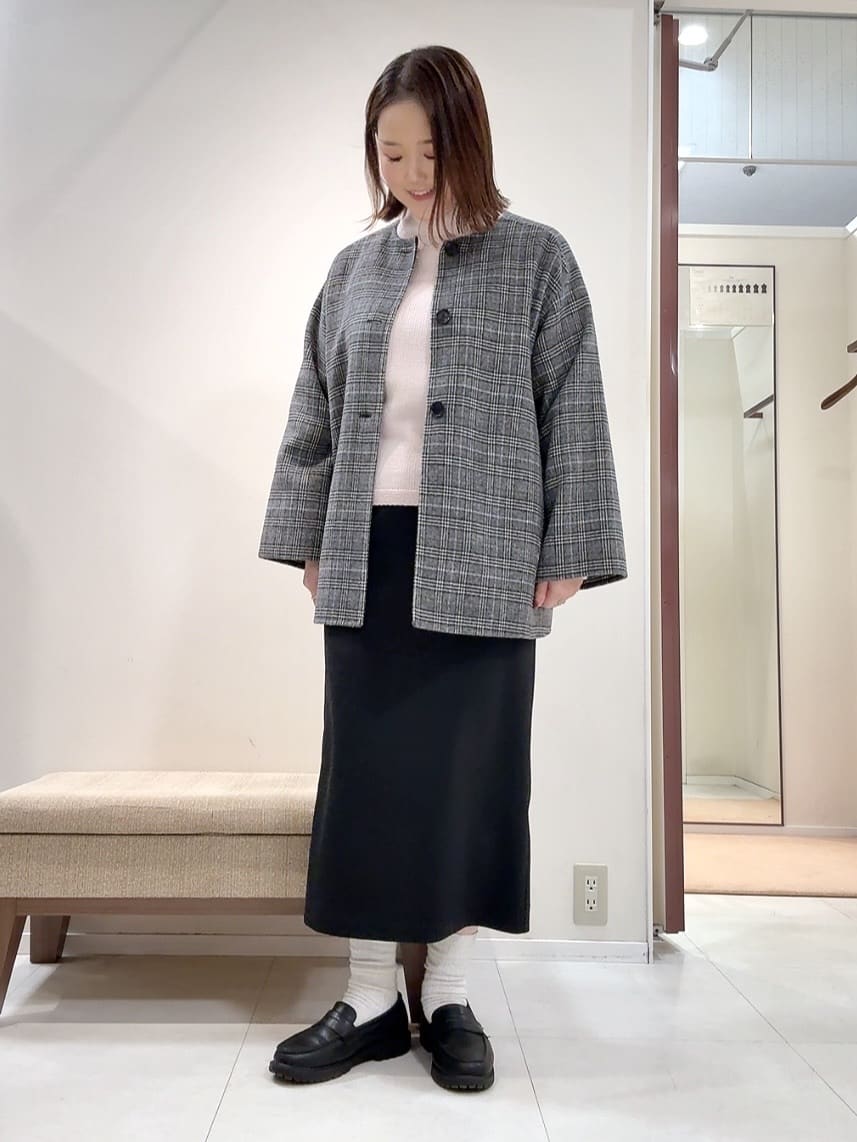 YUIさんの「UNTITLED｜【ミディ丈/軽やか】セミラグランリバー コート」を使ったコーディネート