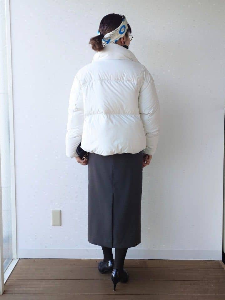 MUTSUKOさんの「UNTITLED｜【トレンド/撥水機能/防寒】ショートダウンコート」を使ったコーディネート