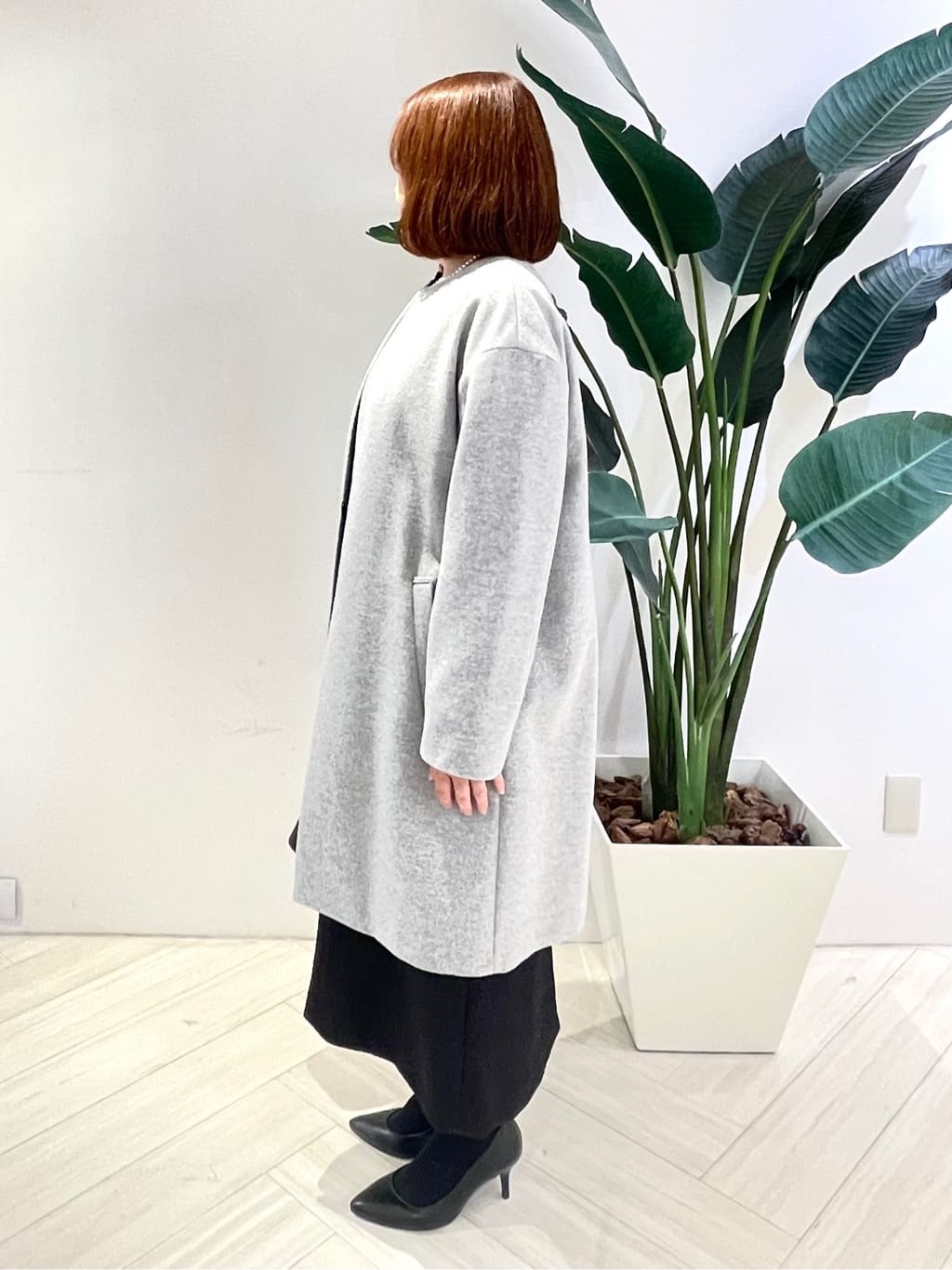 Tomoさんの「UNTITLED｜【洗える/細見え】ツイード ジャンパースカート」を使ったコーディネート