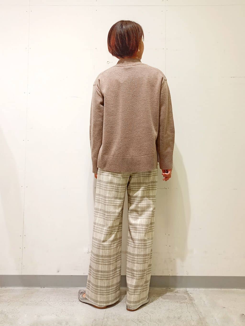Kさんの「INDIVI｜【カシミヤ混】ミドルゲージ ハイネックニット」を使ったコーディネート
