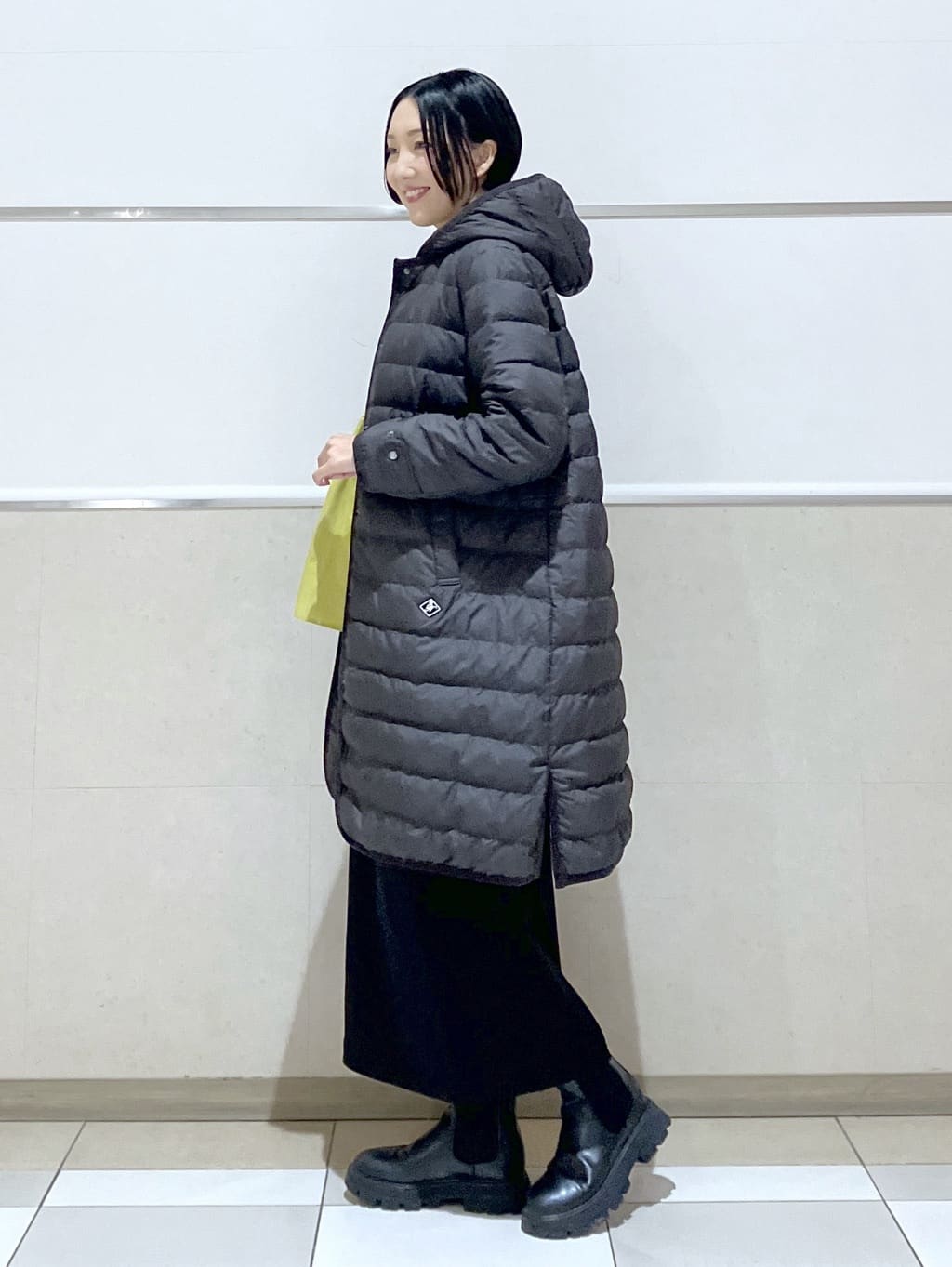 eriko さんの「Dessin｜【撥水・2WAY】ミュラーダウンコートロング丈」を使ったコーディネート
