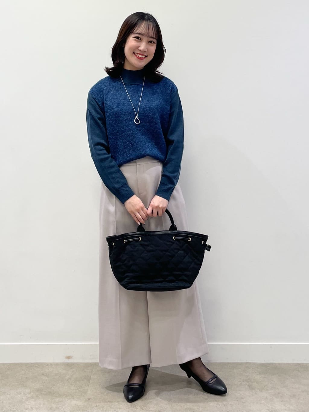 yukariさんの「Reflect｜アーガイル柄ハイネックニット」を使ったコーディネート