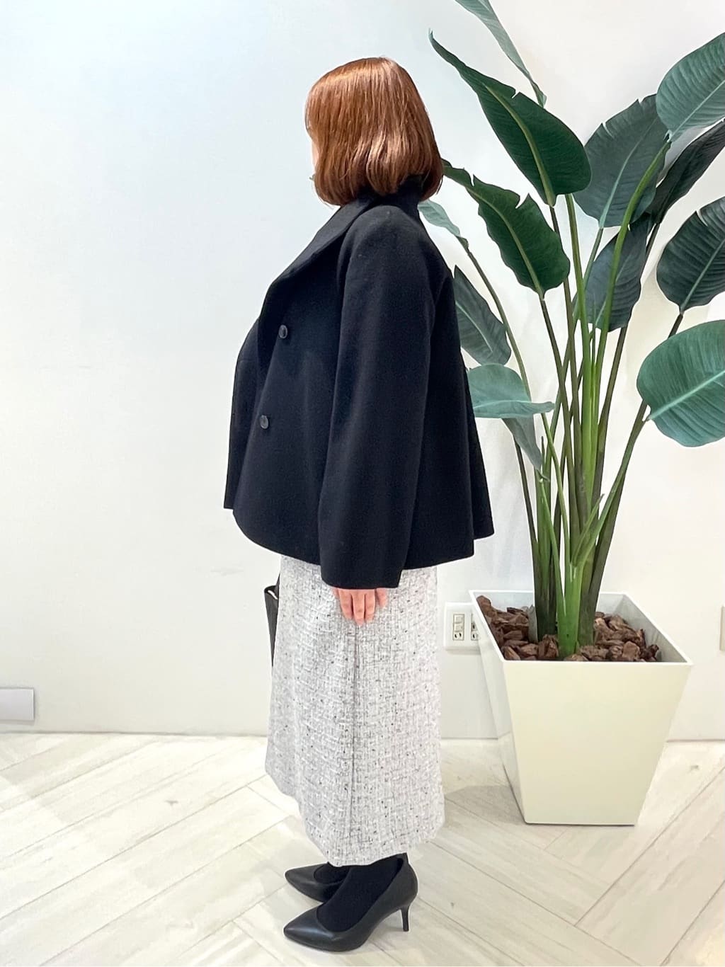 Tomoさんの「UNTITLED｜【着回しが効く／オンオフアウター】ウールショートコート」を使ったコーディネート