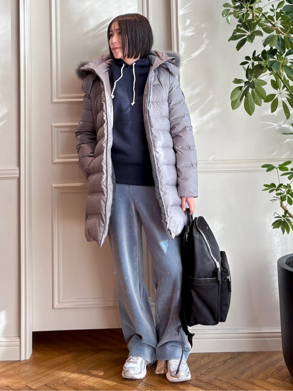 nakaoさんの「DRESSTERIOR｜【再入荷/荷重軽減】サスペンションマルチポケットリュック」を使ったコーディネート