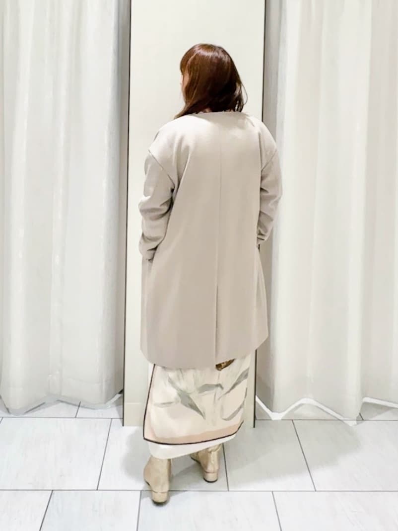 ʏᴜᴋɪᴋᴏさんの「UNTITLED｜【大人な品格/ふわふわニット】フォックスカシミヤ コクーンニット」を使ったコーディネート