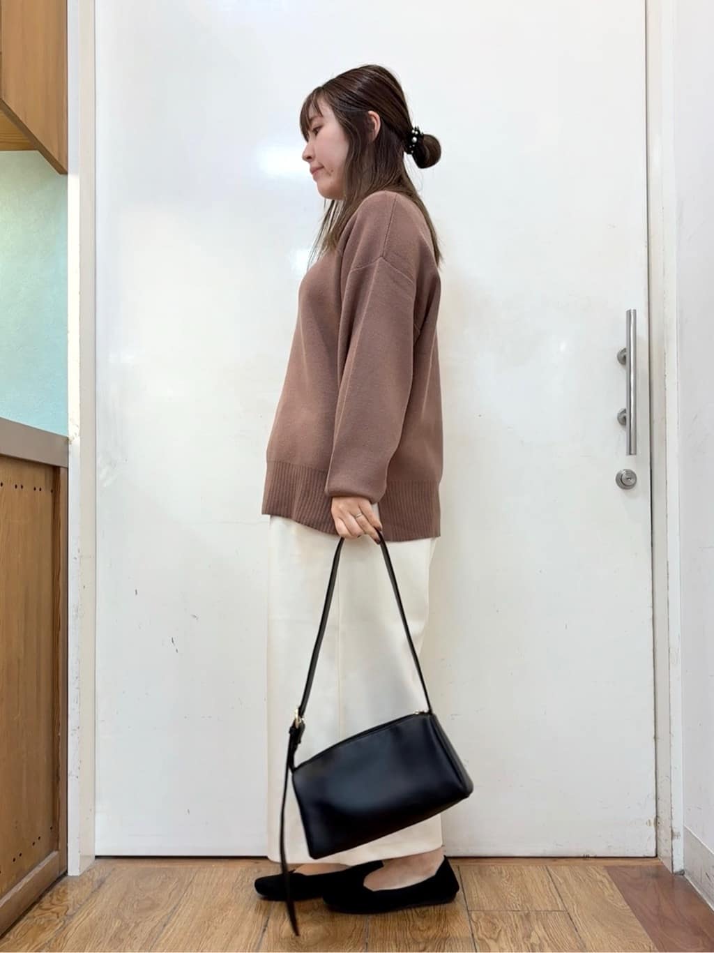 だいわさんの「SHOO･LA･RUE｜【高レビュー】ウエストゴムで穿きやすい　ガウチョパンツ」を使ったコーディネート