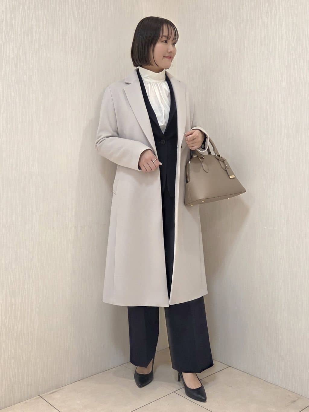 naokoさんの「UNTITLED｜【スタイリッシュ／オンオフ兼用】ウールチェスターコート」を使ったコーディネート