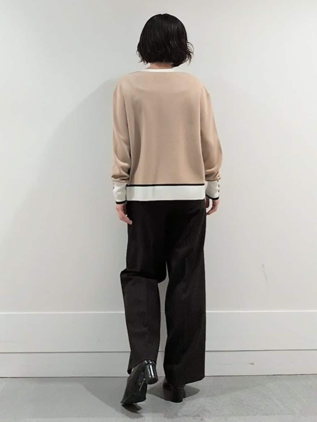 ミズタさんの「UNTITLED｜【アンサンブル可/洗える】ウールミラノリブニット」を使ったコーディネート