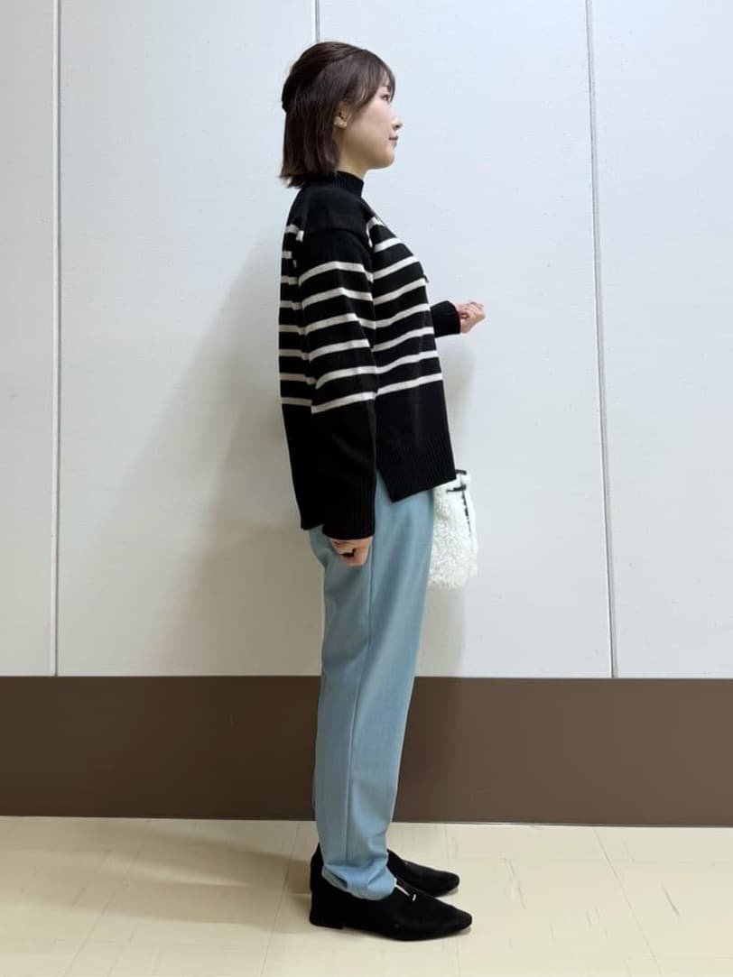 Rikoさんの「INDIVI｜【洗える／裏起毛】ストレッチウォームパンツ」を使ったコーディネート