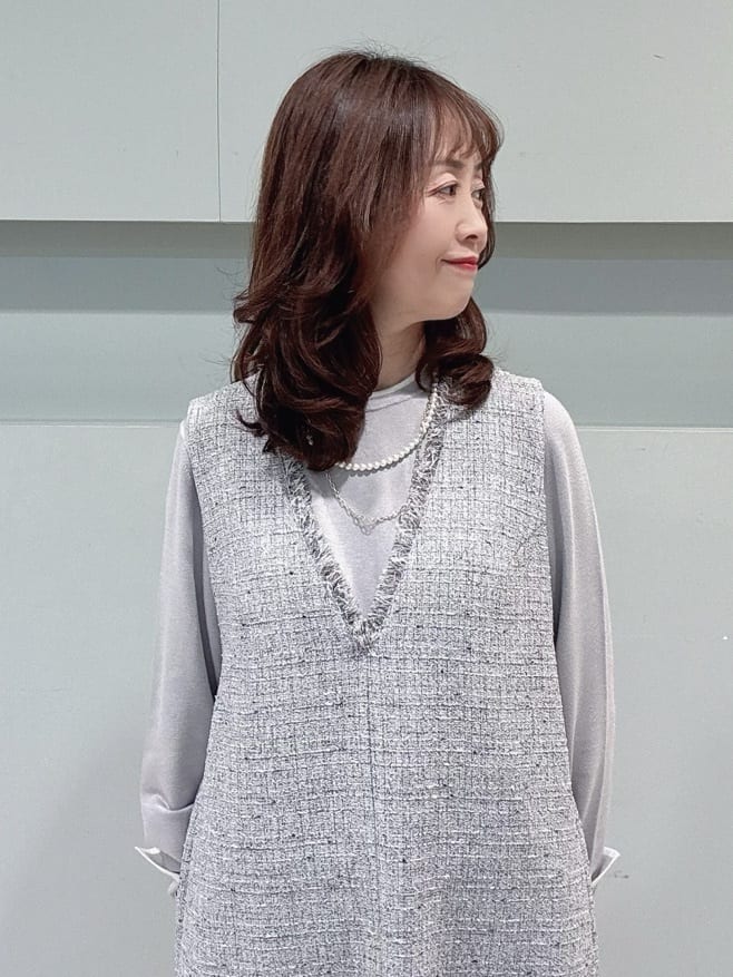 makiさんの「UNTITLED｜【アンサンブル可/洗える】ウォームスパンニット」を使ったコーディネート