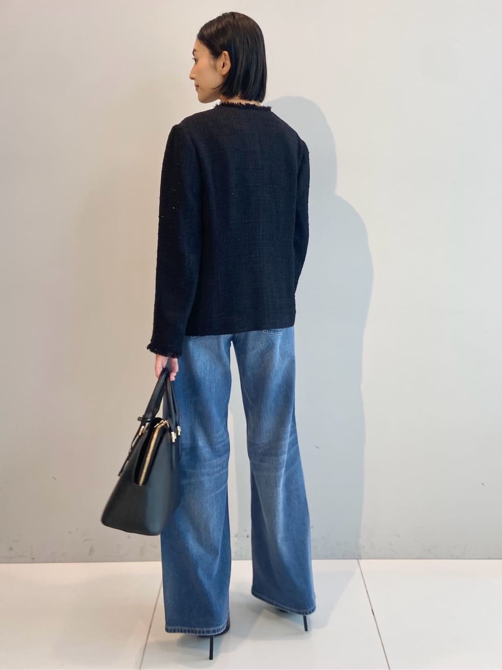AYAさんの「UNTITLED｜【仕事着/スーツ】ファンシーツイード ジャケット」を使ったコーディネート