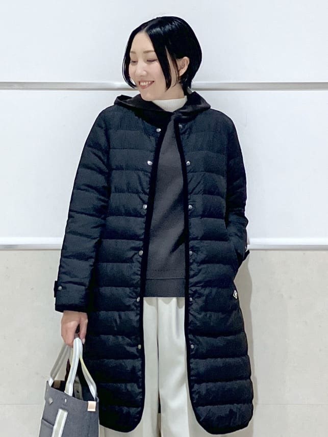 eriko さんの「Dessin｜【撥水・2WAY】ミュラーダウンコートロング丈」を使ったコーディネート