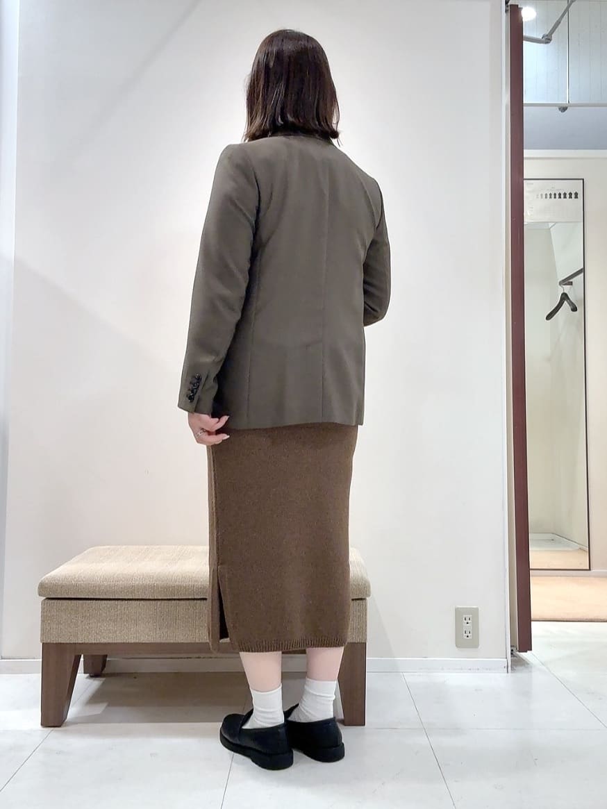 YUIさんの「UNTITLED｜【セットアップ可】ウールライク ダブルブレストジャケット」を使ったコーディネート