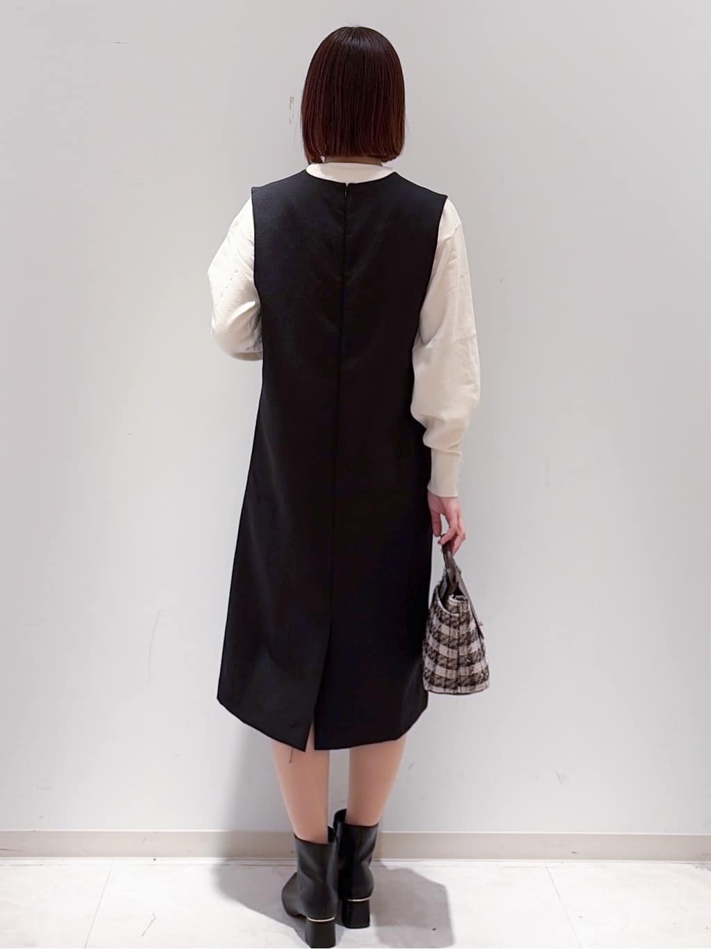 yurinaさんの「index｜キーネックジャンスカ【洗濯機OK／防シワ／イージーアイロン】」を使ったコーディネート