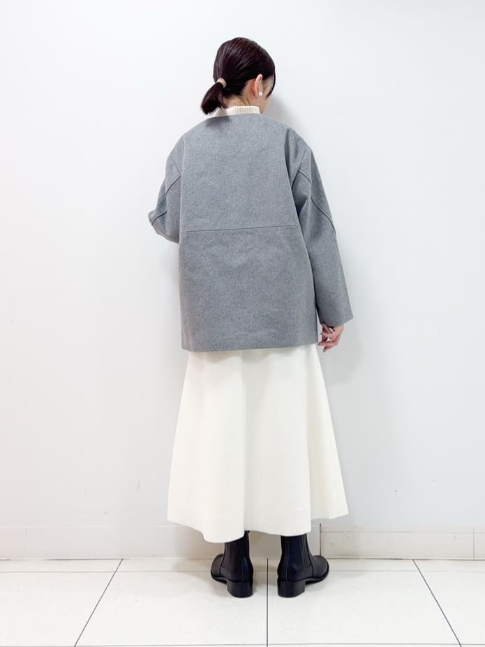nakajoさんの「Dessin｜【洗える】ハイネックベロアモールニット」を使ったコーディネート