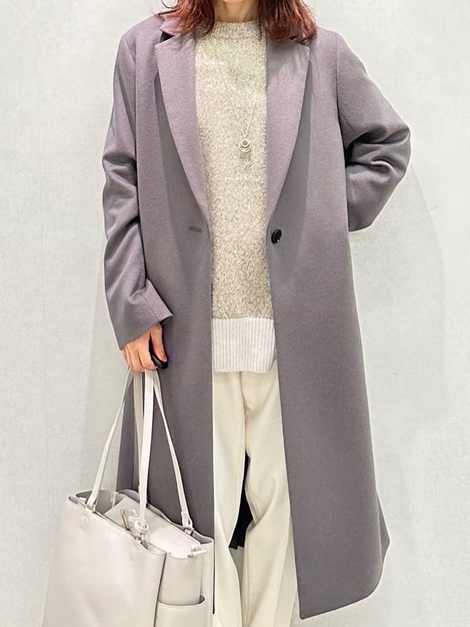 Miwaさんの「UNTITLED｜【重ね着もおすすめ/洗える】ウールカシミヤ クルーネックニット」を使ったコーディネート
