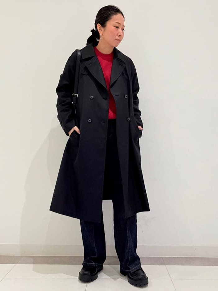 MIYAKAWAさんの「DRESSTERIOR｜◆【洗える/7色展開】ウォッシャブルコットンカシミヤニット」を使ったコーディネート
