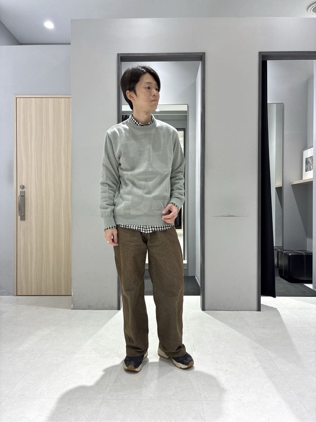わいずみさんの「TAKEO KIKUCHI｜【None Of Stress】ストレッチ ダウンブルゾン」を使ったコーディネート