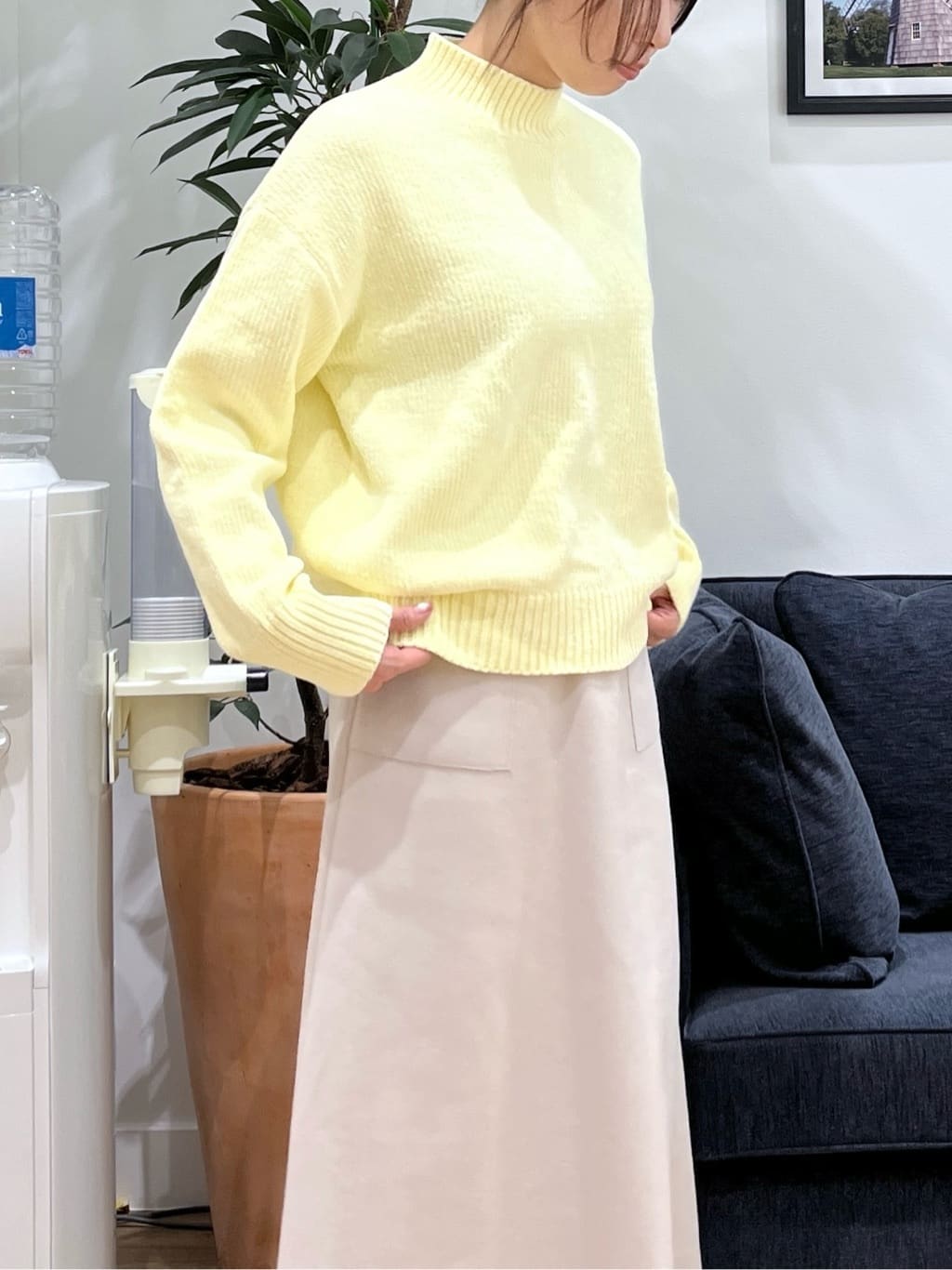 canaさんの「Dessin｜【撥水・2WAY】ミュラーダウンコートミドル丈」を使ったコーディネート