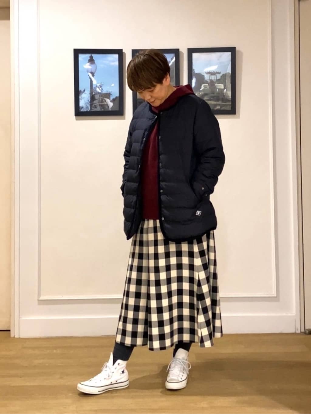 Hiroさんの「Dessin｜【撥水・2WAY】ミュラーダウンコートミドル丈」を使ったコーディネート