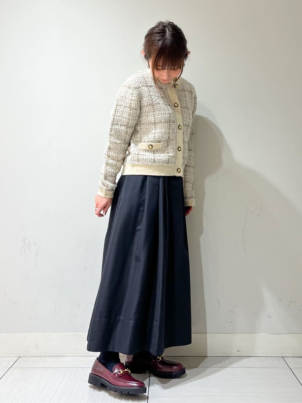 じゅんさんの「DRESSTERIOR｜【日本製/軽量/本革】ビットローファー」を使ったコーディネート