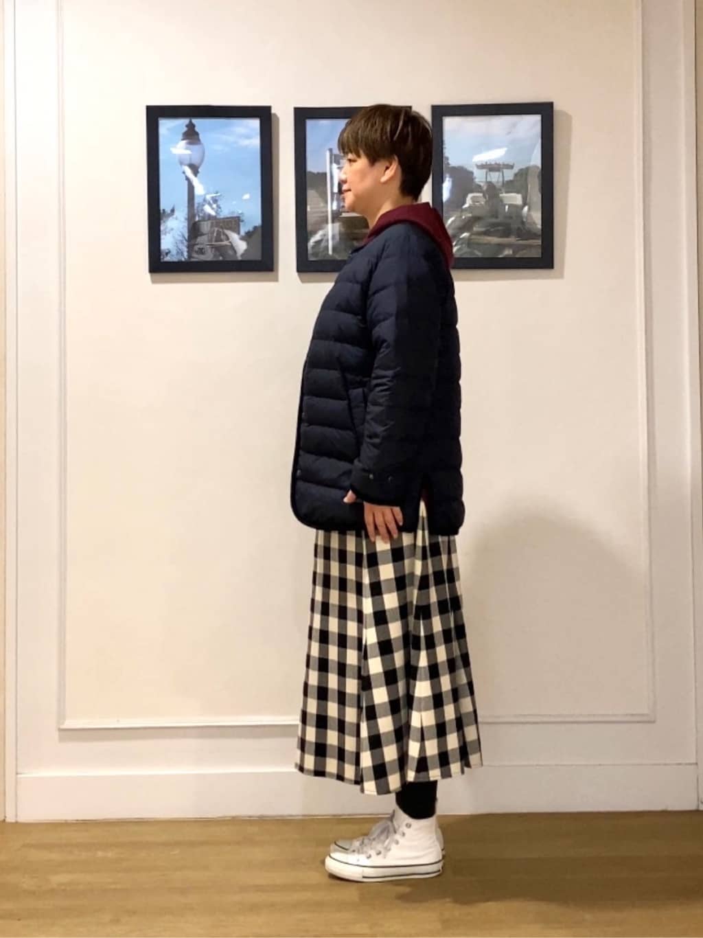 Hiroさんの「Dessin｜【撥水・2WAY】ミュラーダウンコートミドル丈」を使ったコーディネート