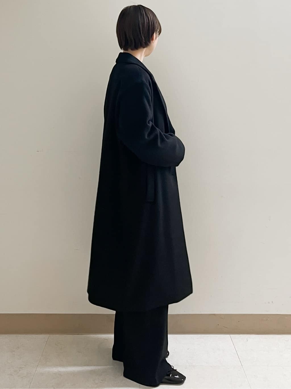 あかねさんの「OPAQUE.CLIP｜カシミヤブレンドウールチェスターコート」を使ったコーディネート