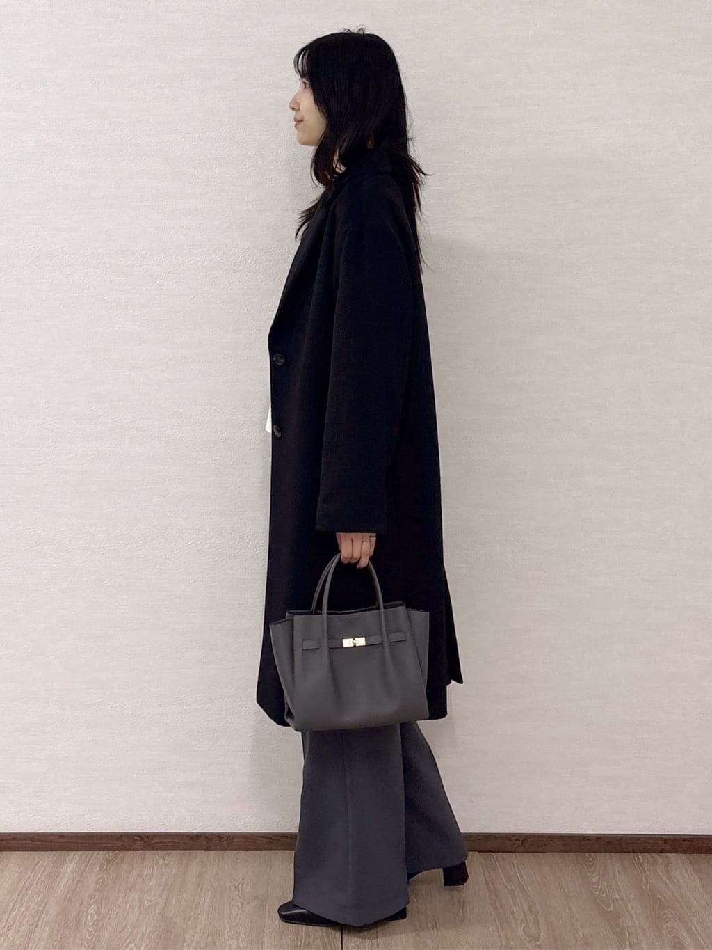 sachikoさんの「OPAQUE.CLIP｜カシミヤブレンドウールチェスターコート」を使ったコーディネート