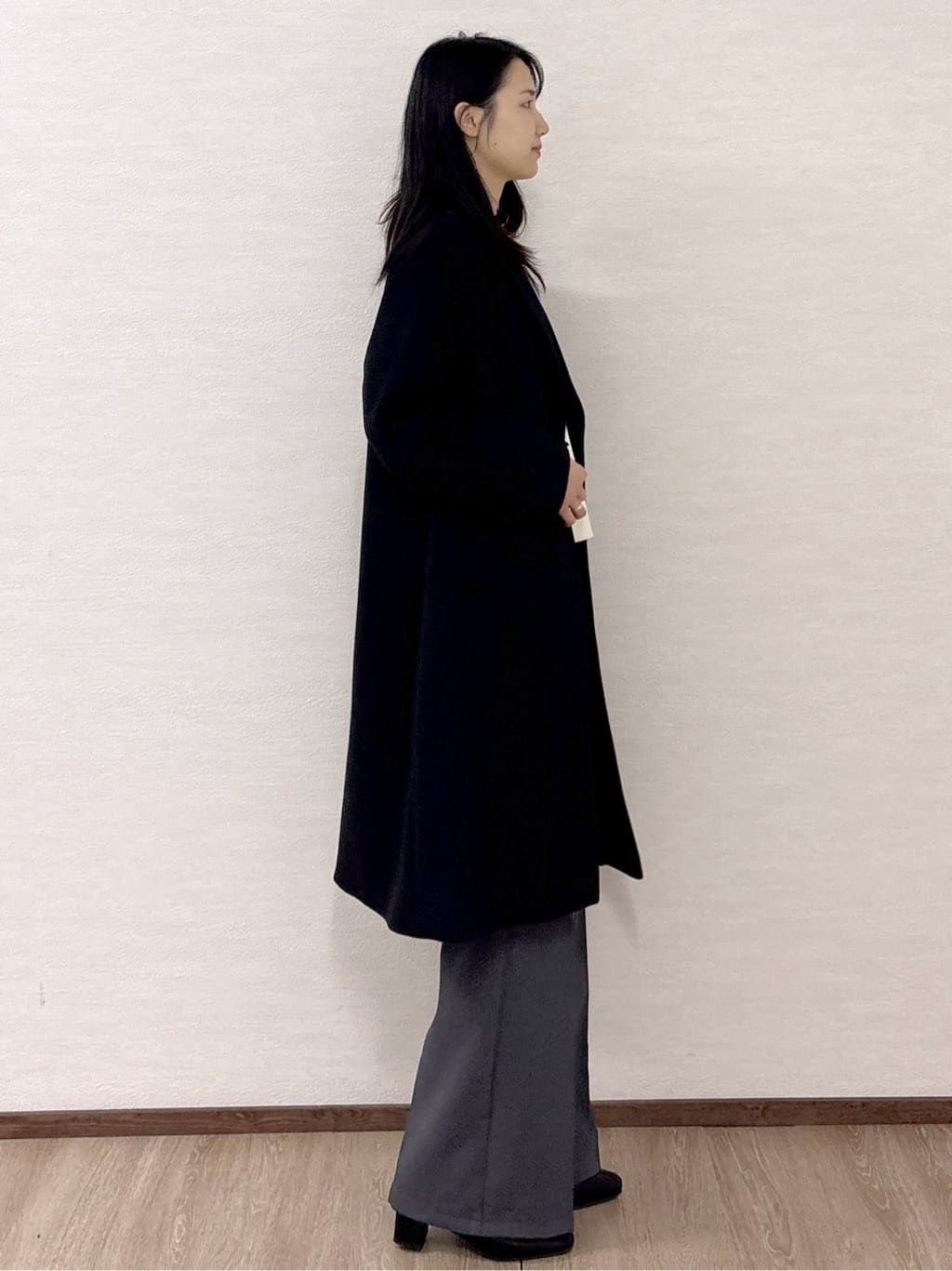 sachikoさんの「OPAQUE.CLIP｜カシミヤブレンドウールチェスターコート」を使ったコーディネート