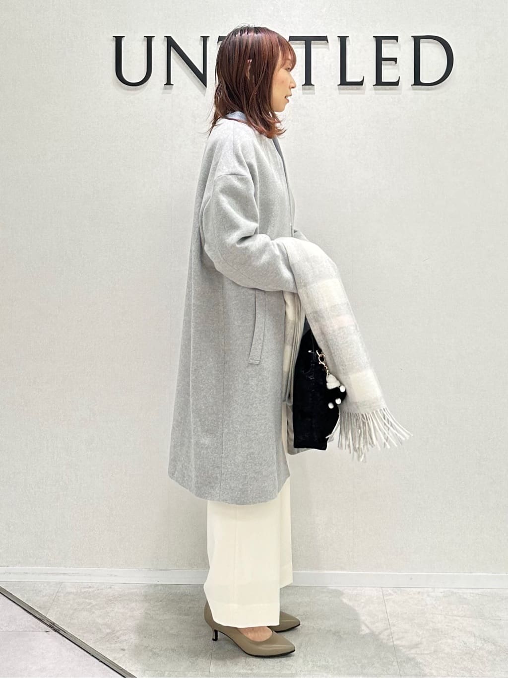 Miwaさんの「UNTITLED｜【洗える】スポンディッシュ ボトルネックニット」を使ったコーディネート