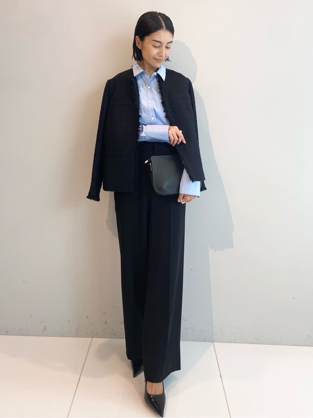 AYAさんの「UNTITLED｜【仕事着/スーツ】ファンシーツイード ジャケット」を使ったコーディネート