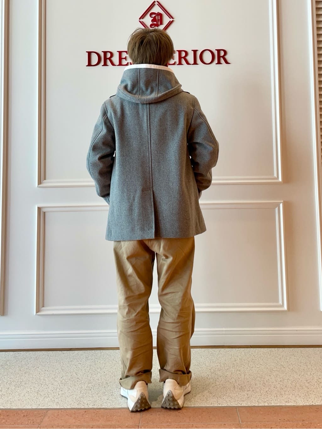 SAGARIさんの「DRESSTERIOR｜◆グレー メルトンダッフルジャケット」を使ったコーディネート
