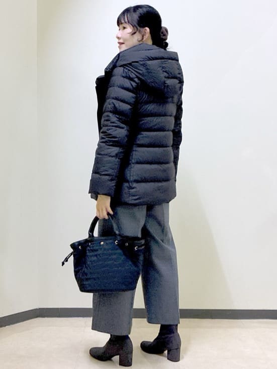  beni_gingerさんの「Reflect｜【SS-4Lサイズ】フーデッドミドルダウンコート」を使ったコーディネート