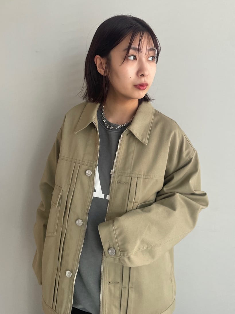 abeさんの「tk.TAKEO KIKUCHI｜【別注】Dickiesワークジャケット」を使ったコーディネート