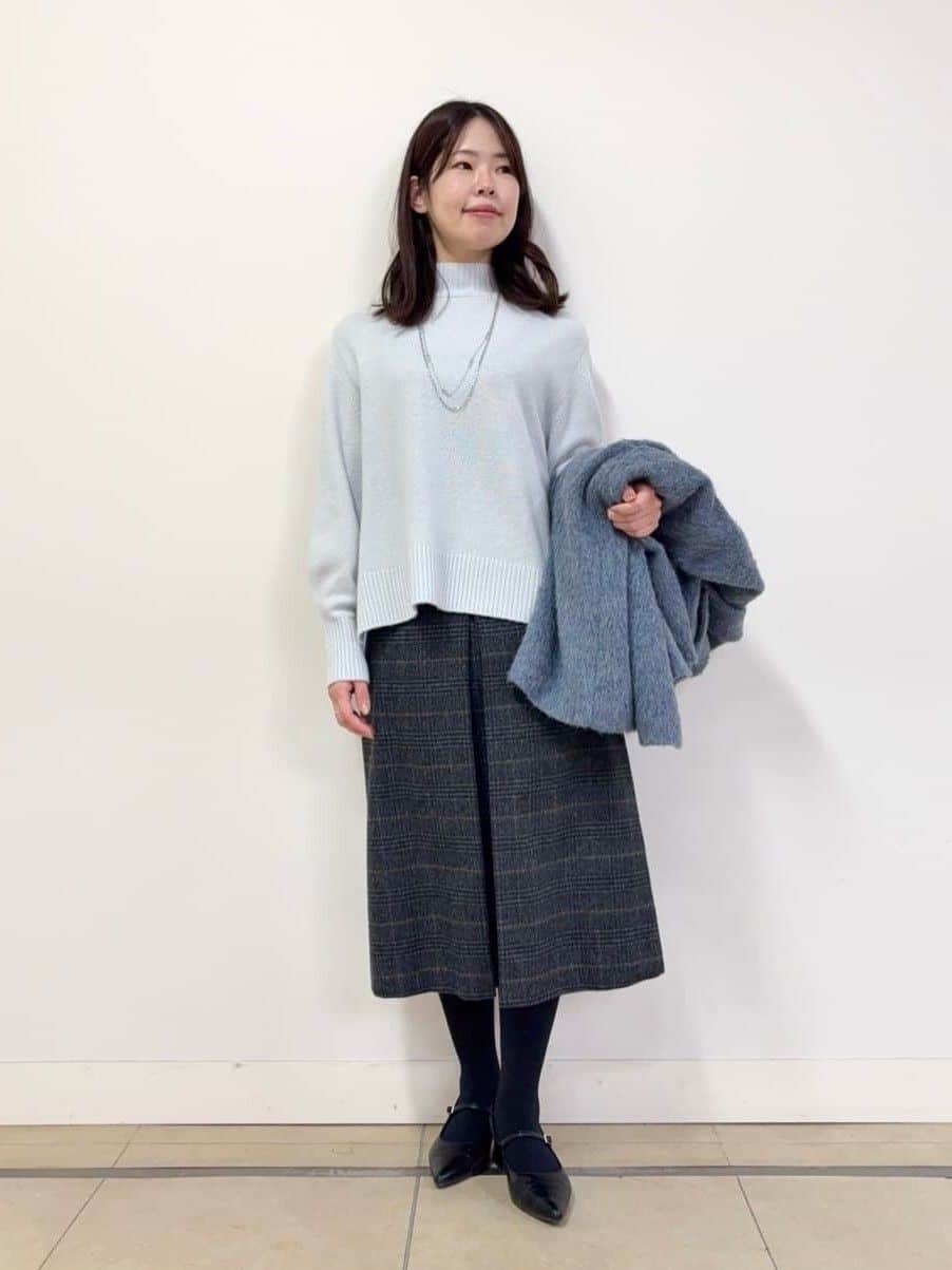 asamiさんの「UNTITLED｜【8色展開/洗える】ウールカシミヤ ハイネックニット」を使ったコーディネート