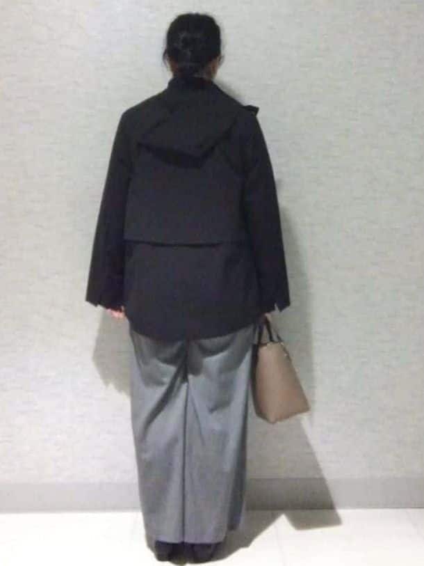 sakoさんの「Reflect｜【すっきり見え／フード取り外し可／通勤におすすめ◎】ライティアウター」を使ったコーディネート