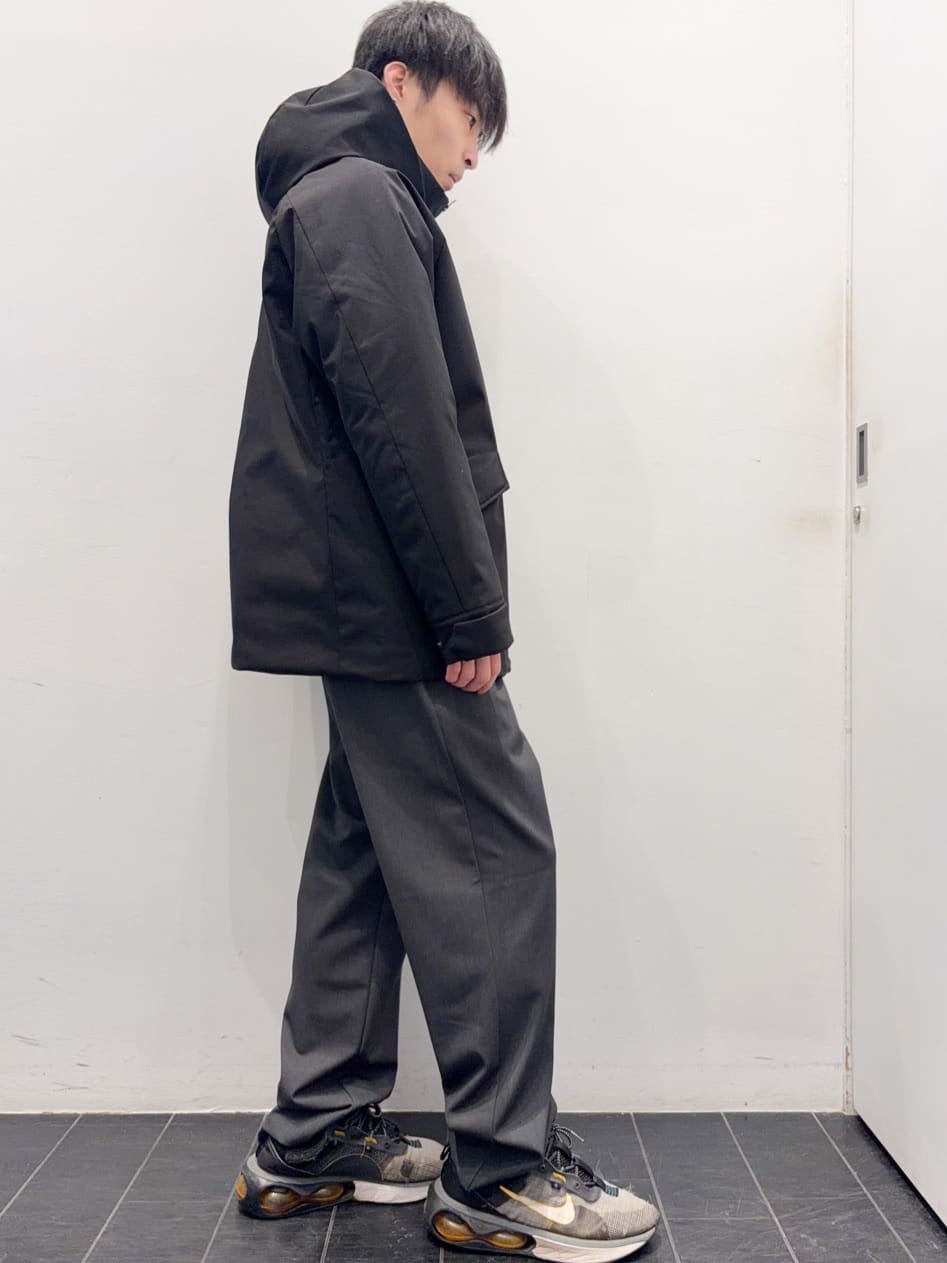 ちびちゃんさんの「THE SHOP TK｜【軽くて、暖かい】SORONA／ソロナ 中綿ブルゾン 防風/軽量/洗濯機OK/フード脱着可」を使ったコーディネート