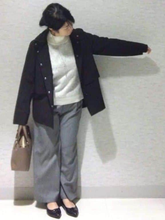 sakoさんの「Reflect｜【すっきり見え／フード取り外し可／通勤におすすめ◎】ライティアウター」を使ったコーディネート