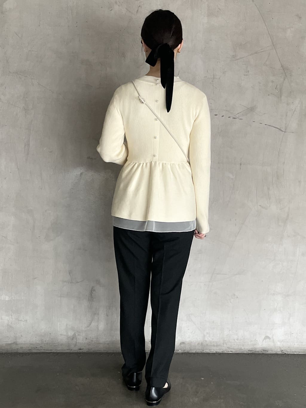 tomokoさんの「OPAQUE.CLIP｜【抗菌防臭加工／生活防水】メタルパーツVフラットパンプス」を使ったコーディネート