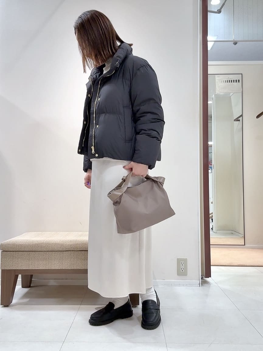 YUIさんの「UNTITLED｜【8色展開/洗える】ウールカシミヤ ハイネックニット」を使ったコーディネート