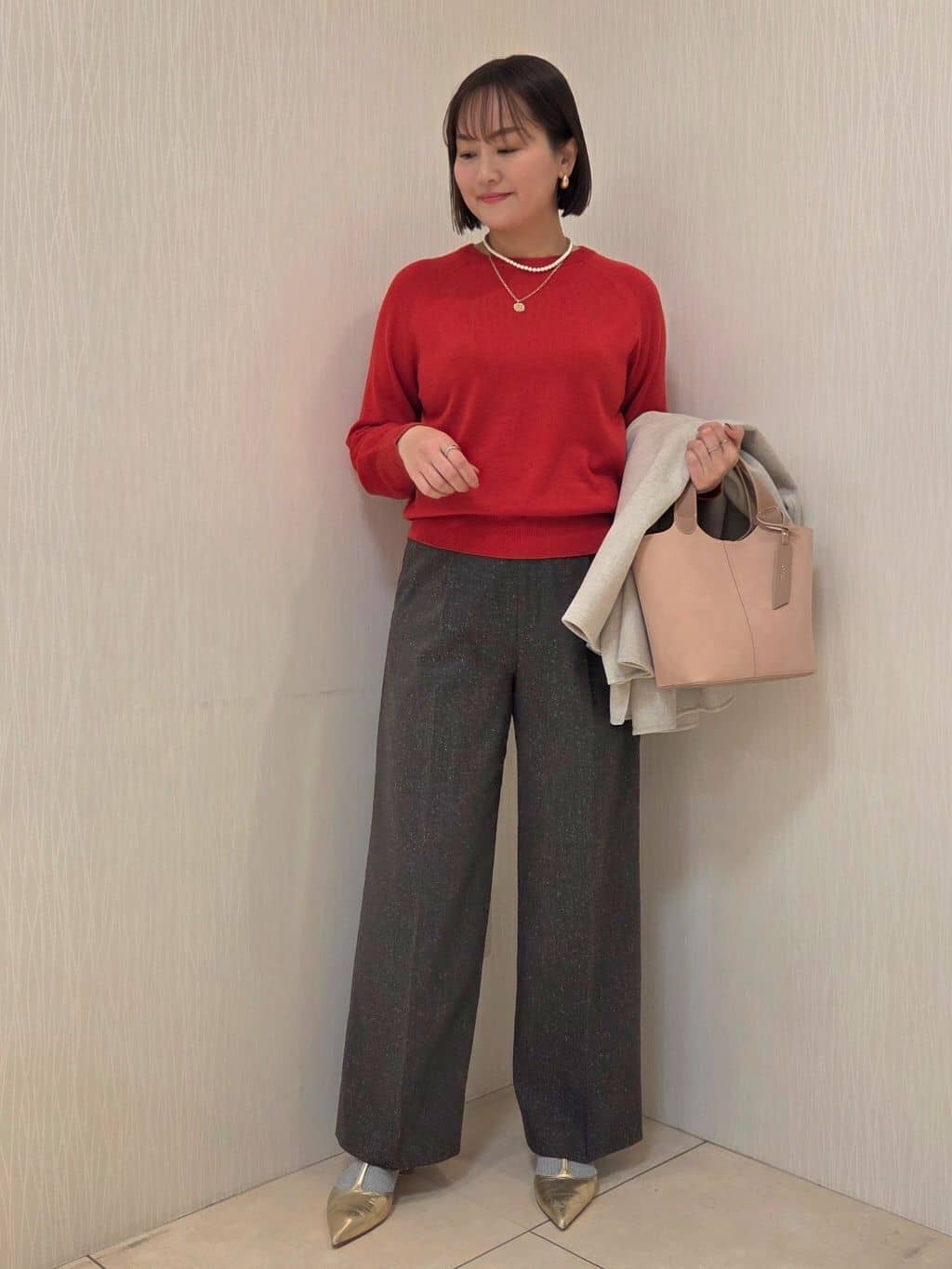 naokoさんの「UNTITLED｜【ミディ丈/軽やか】セミラグランリバー コート」を使ったコーディネート