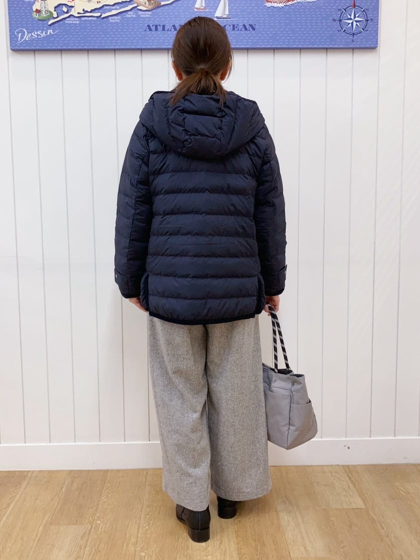 yoshiさんの「Dessin｜【撥水・2WAY】ミュラーダウンコートミドル丈」を使ったコーディネート
