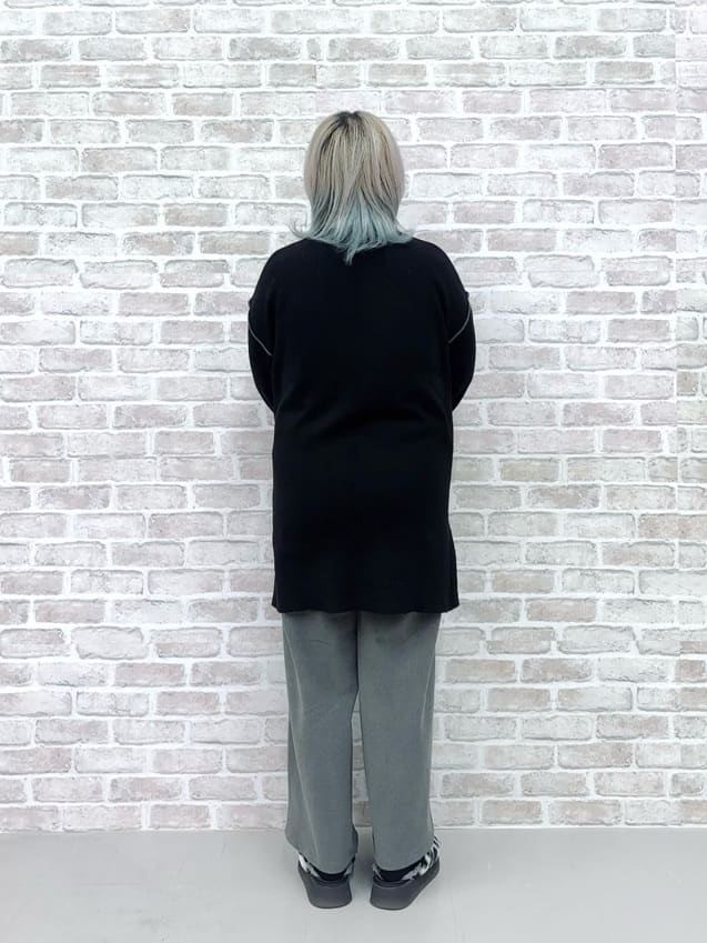 🦄ちゃんふくさんの「SHOO･LA･RUE｜【洗濯機可/毛玉レス】上品に体型カバー チュニックニットワンピース」を使ったコーディネート