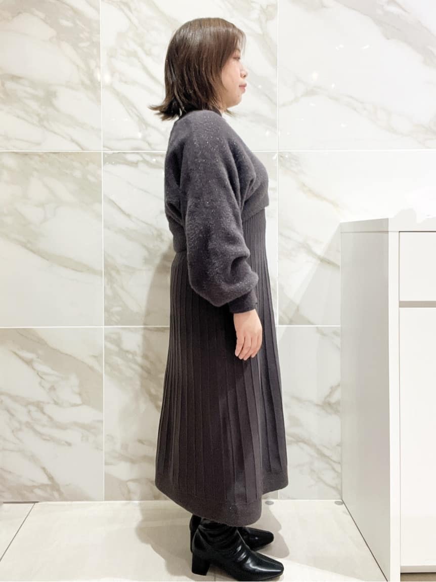 ayuさんの「index｜ベルト付ビッグカラーミドルコート」を使ったコーディネート