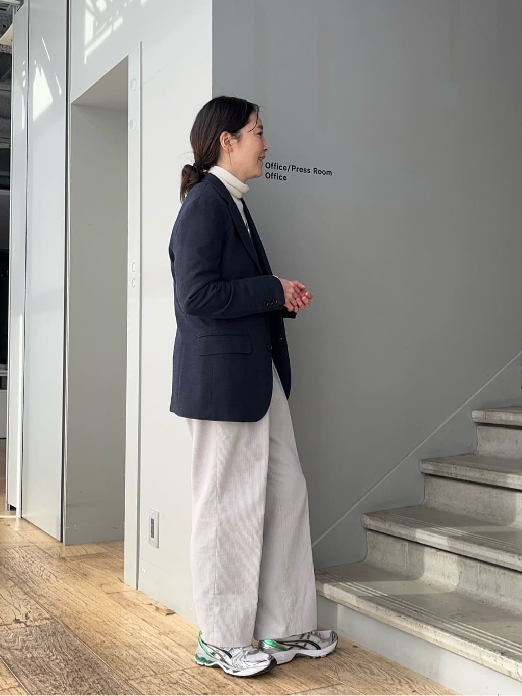 神野（jinno）さんの「TAKEO KIKUCHI｜【Sサイズ～】ラッセルメッシュ ジャケット」を使ったコーディネート