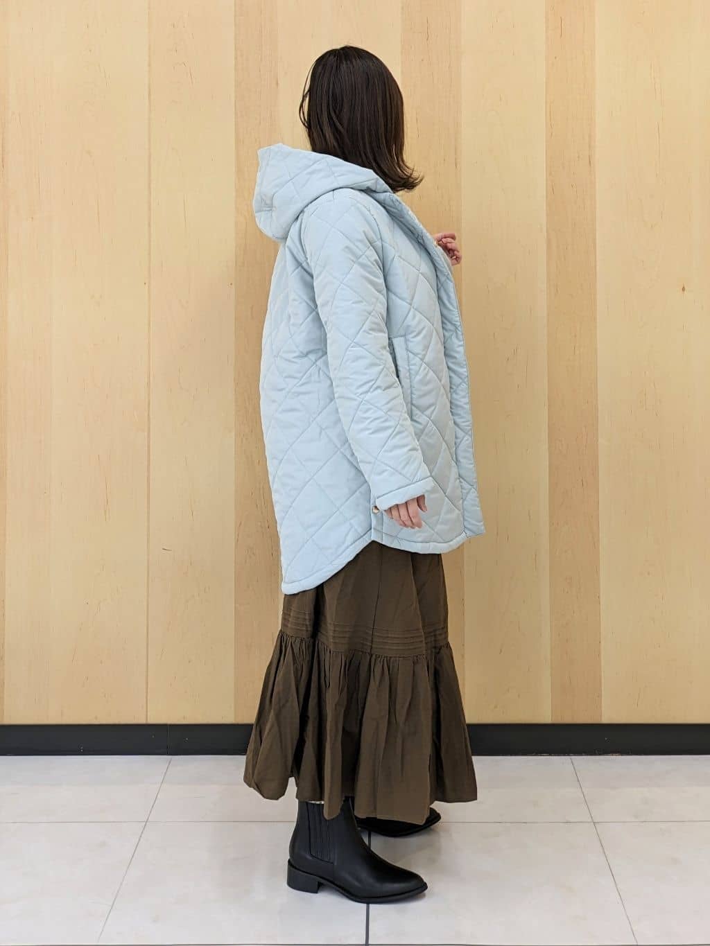 Ayakaさんの「Dessin｜【2WAY/洗える】中綿キルトコート」を使ったコーディネート