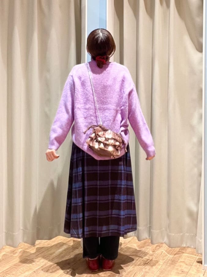 もんちゃんさんの「SHOO･LA･RUE｜【S-LL／2WAY】取り外しのできる シャツ腰巻パーツつきチェック柄スカート」を使ったコーディネート